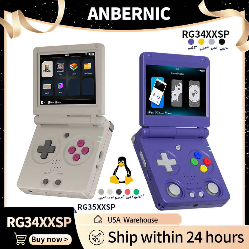Anbernic RG34XXSP RG35XXSP Fli - đánh giá và giá Gaming Console Linux