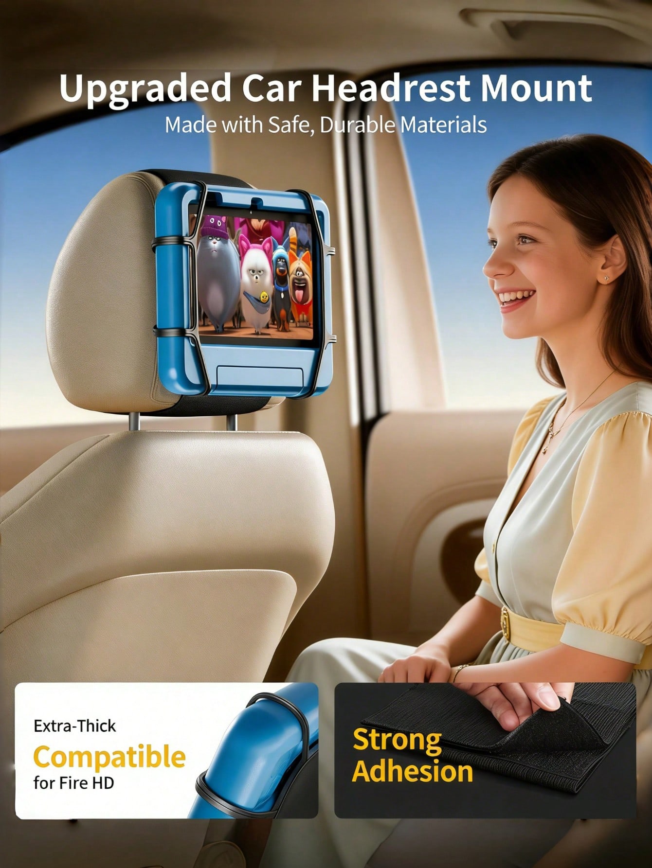 Car Headrest Tablet Holder – 3 - đánh giá và giá Gaming Console In Car