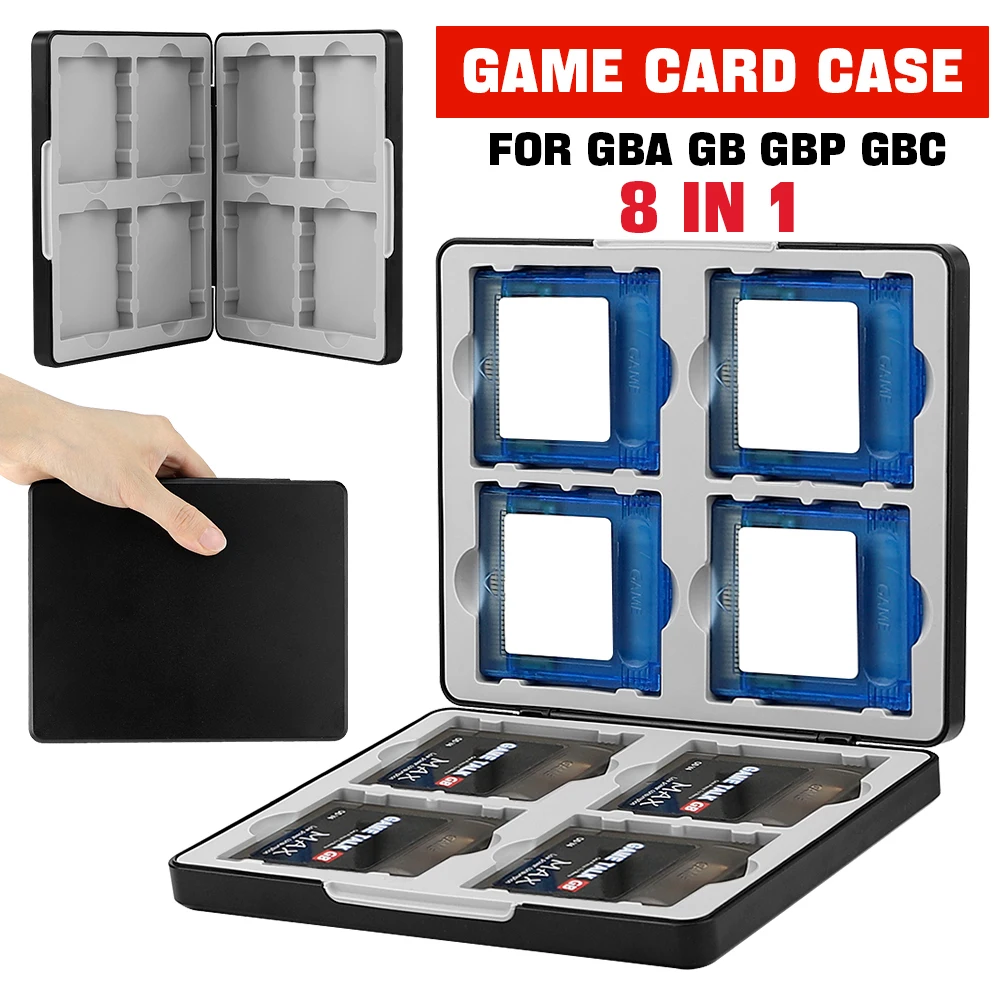 Portable 8 in 1 Game Card Stor - đánh giá và giá Gaming Console Box