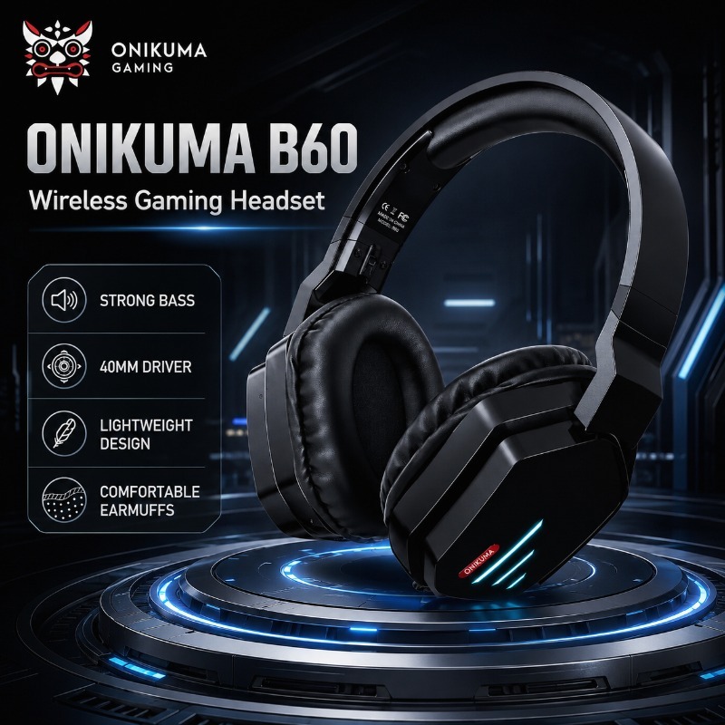 ONIKUMA B60 Wireless Gaming St - đánh giá và giá Gaming Console Apple