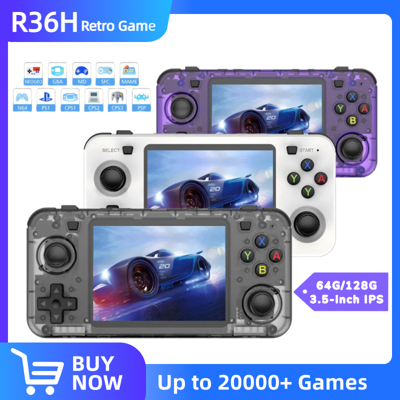 R36H Retro Handheld Video Game - đánh giá và giá Gaming Console Linux