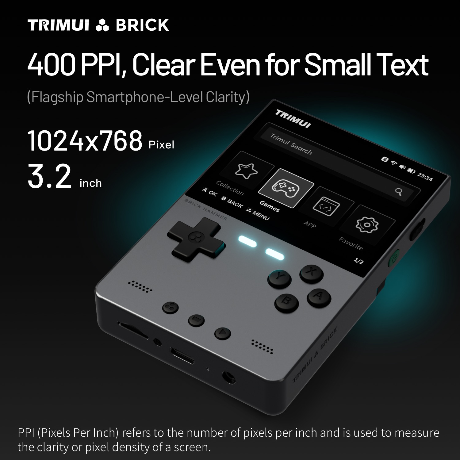 TRIMUI BRICK HAMMER Retro Hand - đánh giá và giá Gaming Console Linux