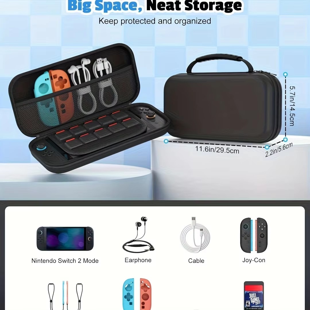 Carrying Case for Switch 2,Por - đánh giá và giá Gaming Console Nintendo Switch 2
