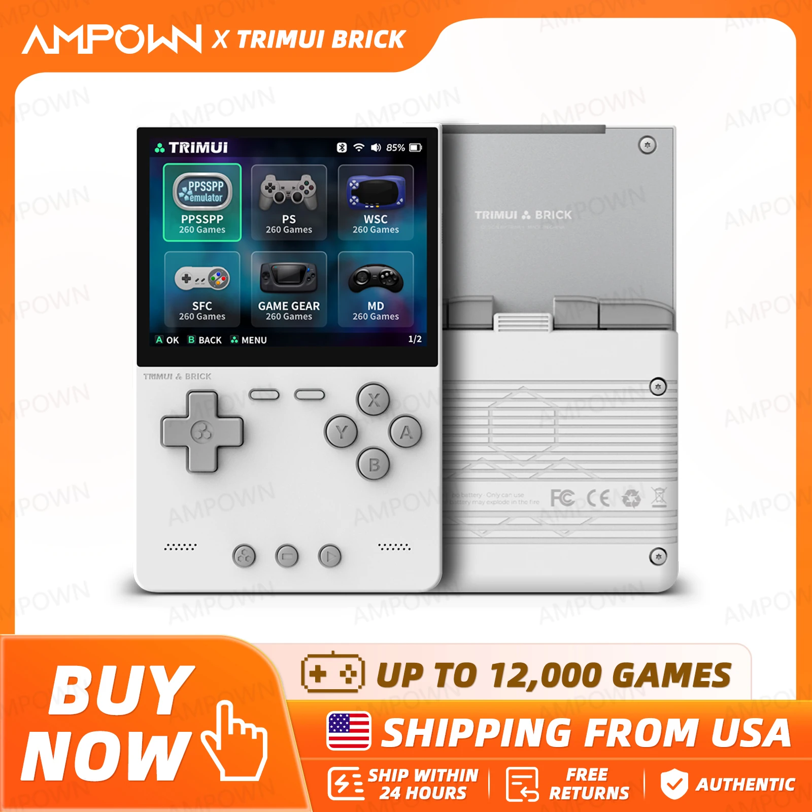 TRIMUI BRICK Handheld Game Con - đánh giá và giá Gaming Console Linux