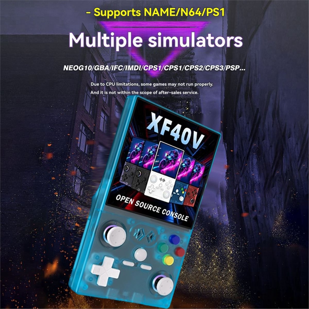 A86G NEW XF40V Retro Handheld  - đánh giá và giá Gaming Console Linux