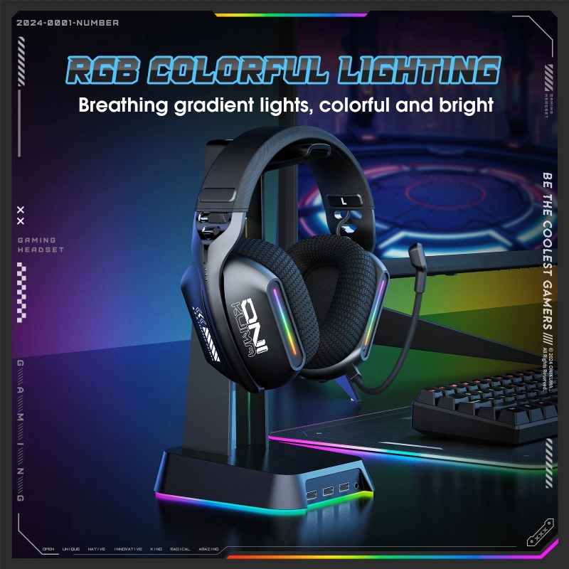 ONIKUMA GT808 Gaming Headset W - đánh giá và giá Gaming Console Apple