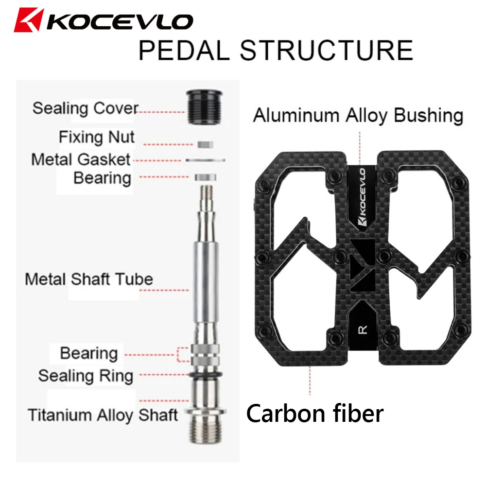 KOCEVLO Carbon Fiber Pedal Ult - đánh giá và giá Racing Pedal Set