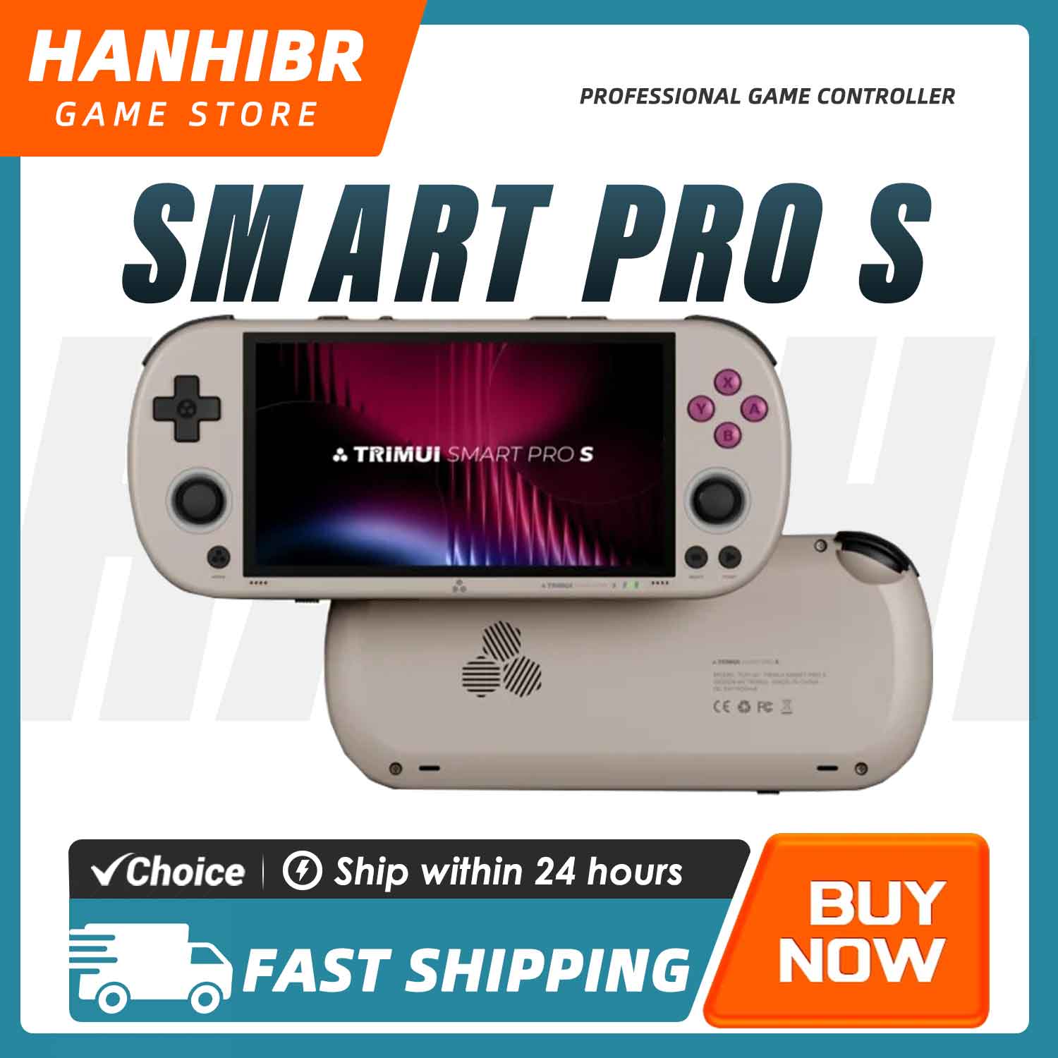 Trimui Smart Pro S TG5050 Hand - đánh giá và giá Gaming Console Linux