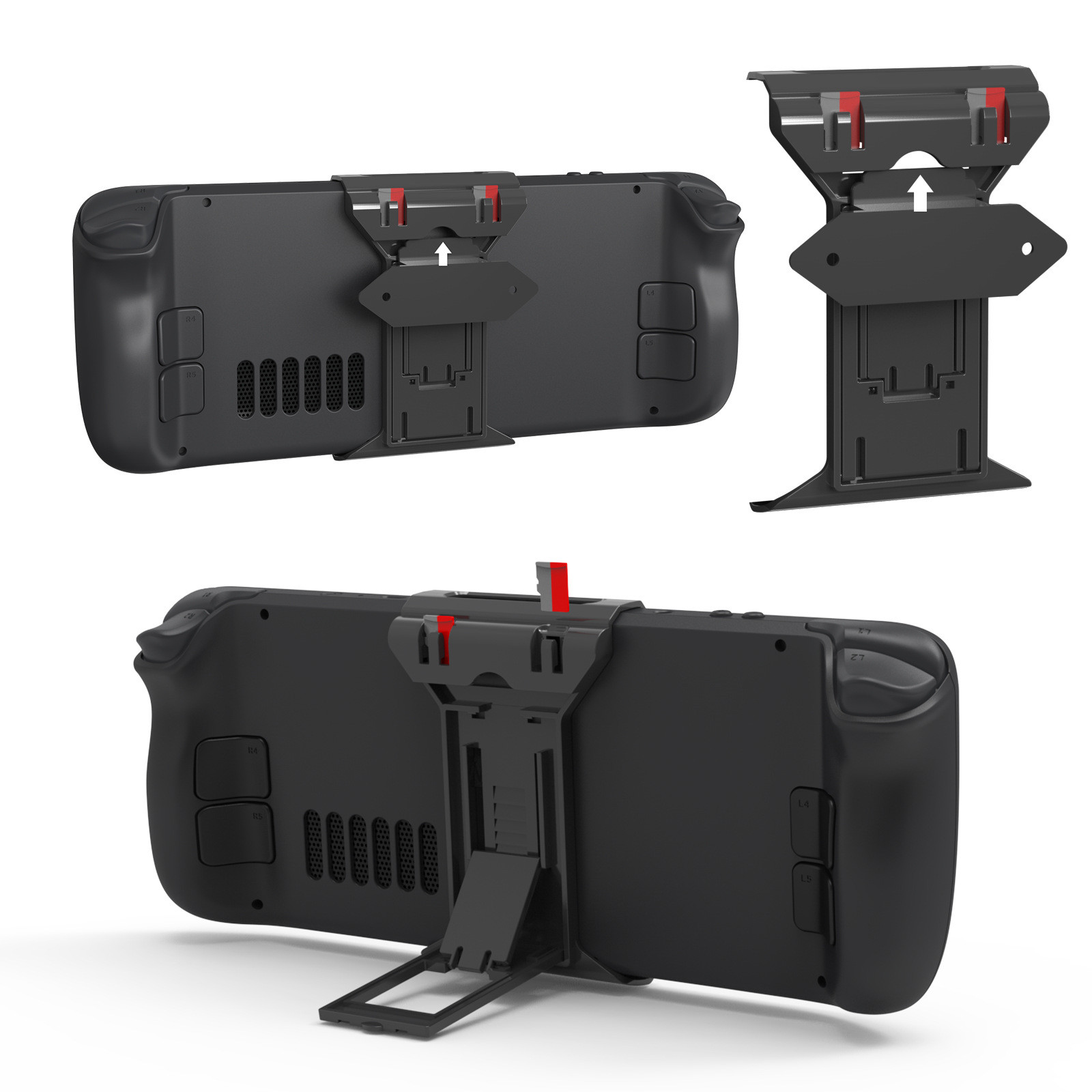 Đen Có Thể Gập Lại Để Bàn Chân - đánh giá và giá Gaming Console Organizer