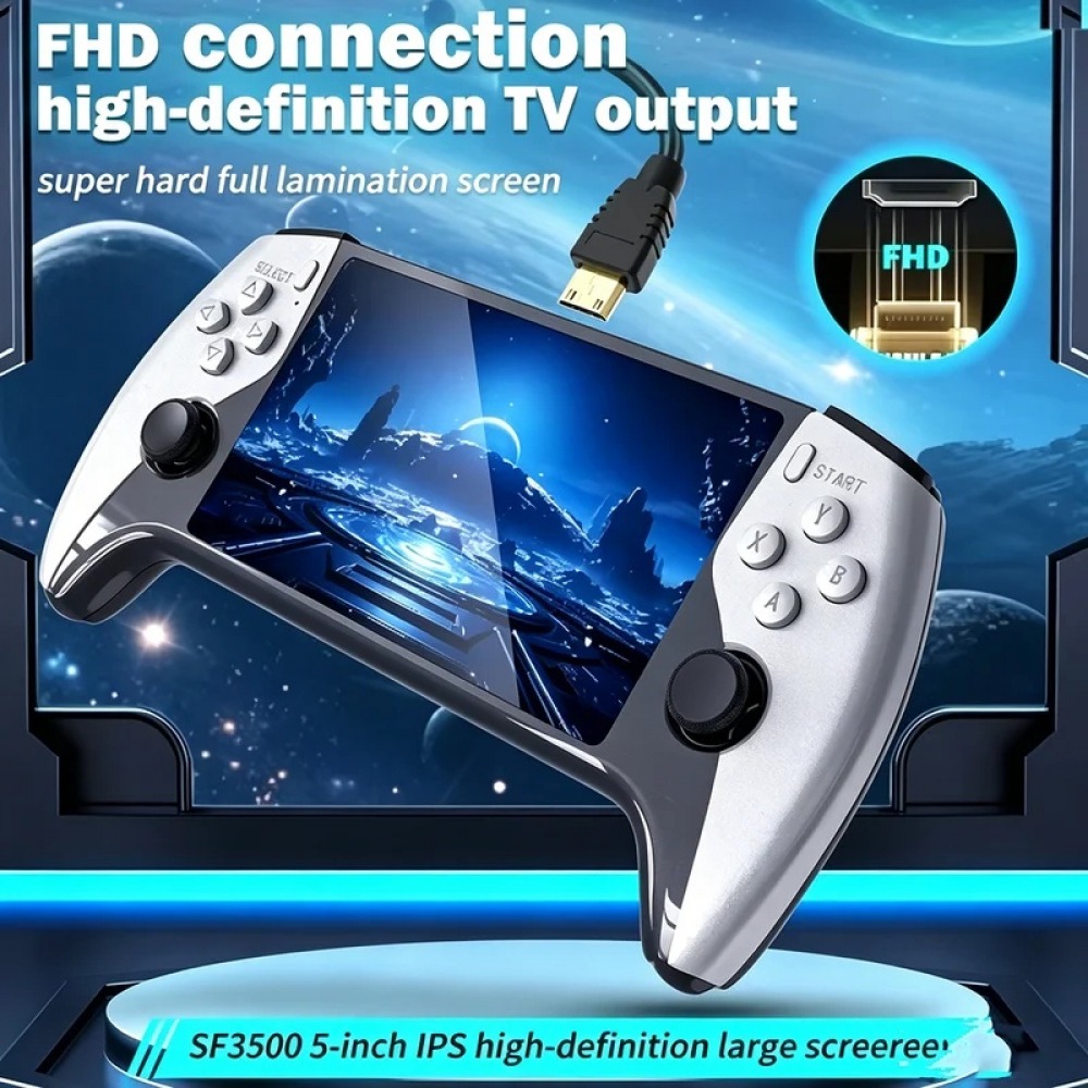 SF3500 5 inch Handheld Game Co - đánh giá và giá Gaming Console Buttons